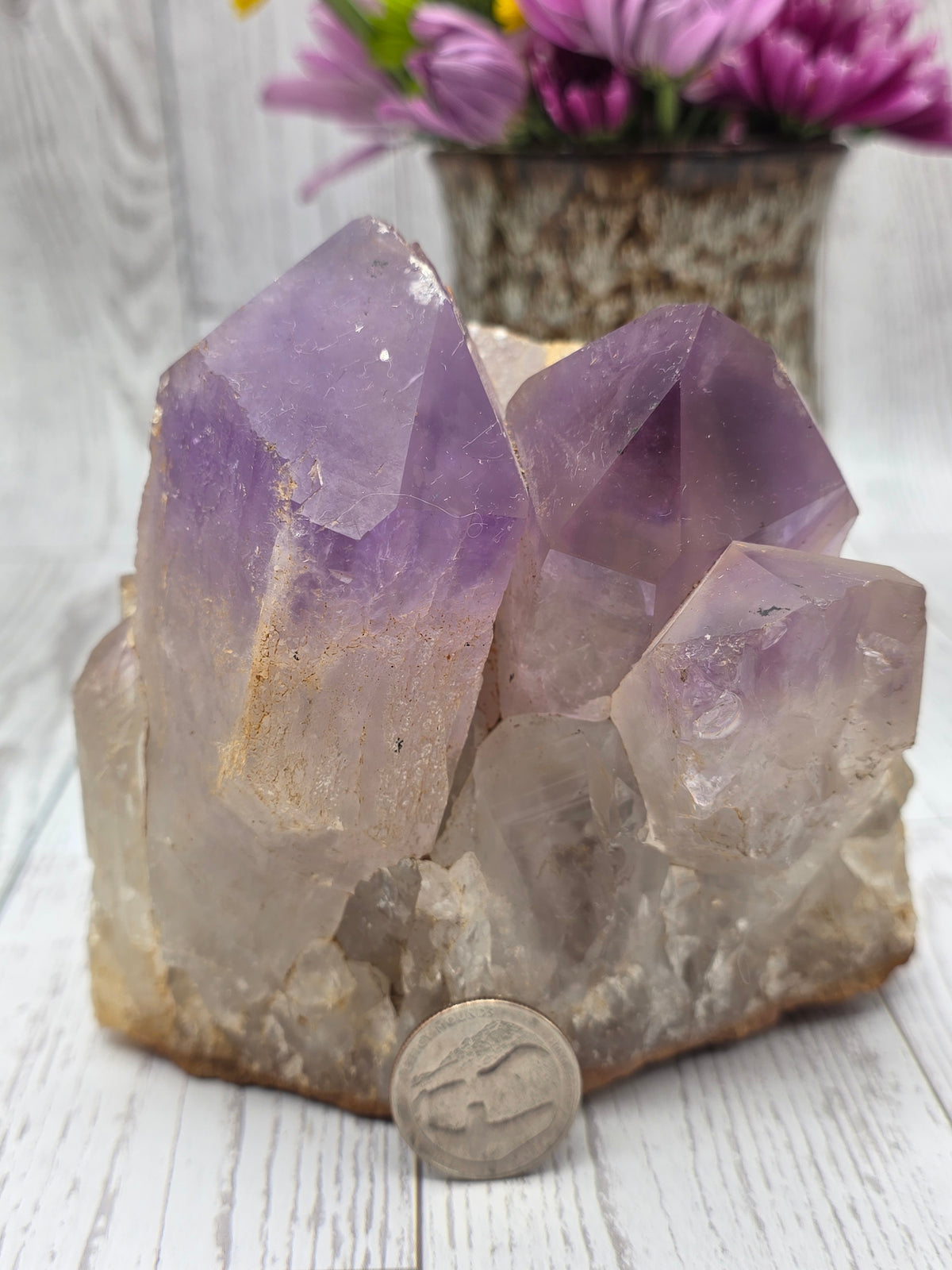 Large Natural Amethyst Point