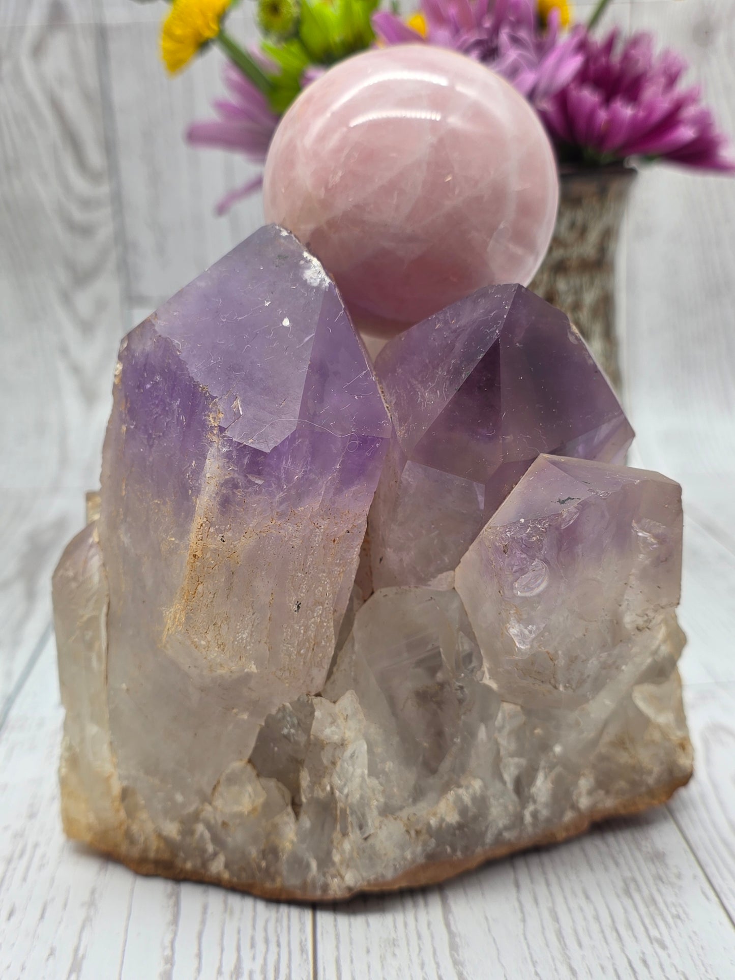 Large Natural Amethyst Point