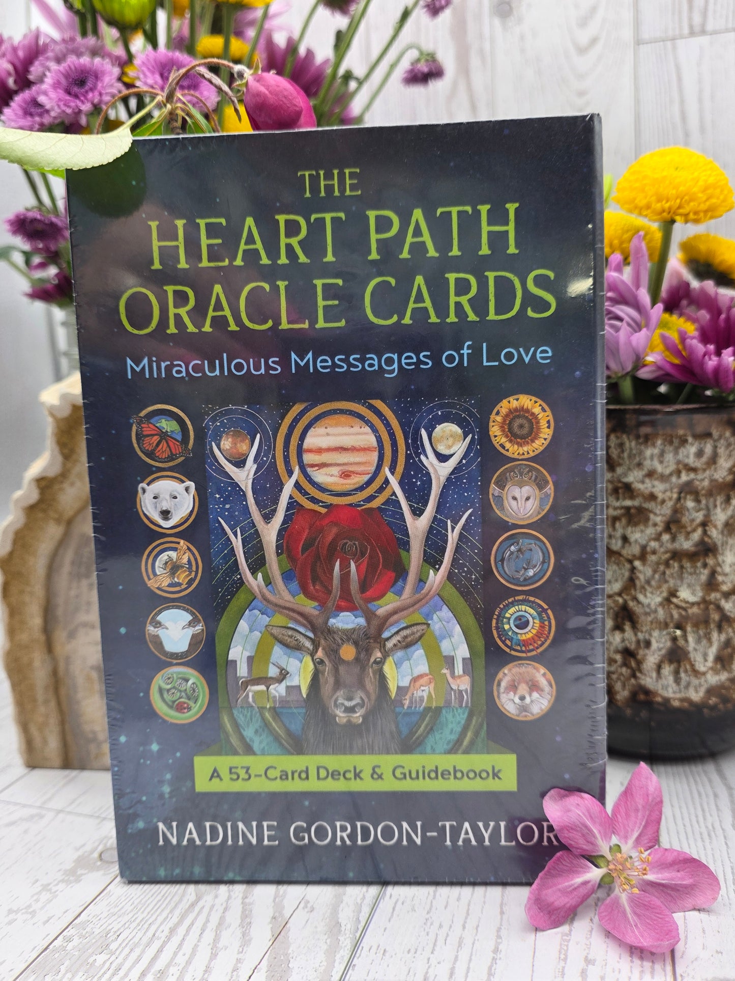Heart Path Oracle Cards with Guidebook