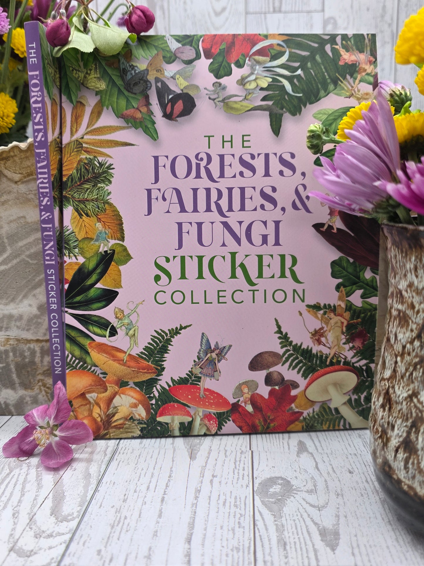 Forests Fairies and Fungi Sticker Collection Book