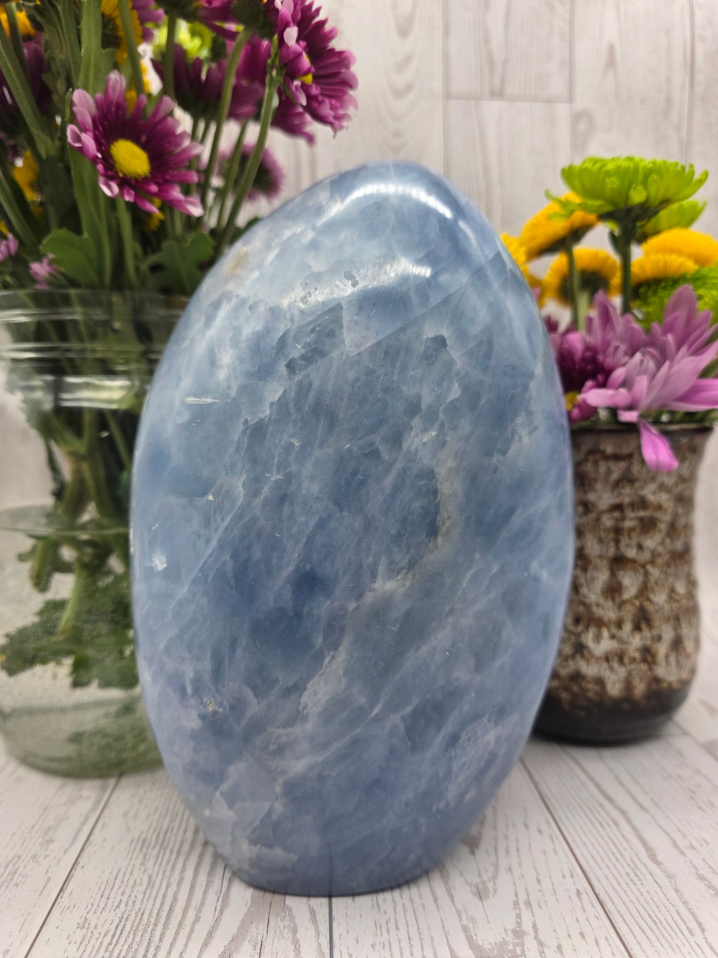 Blue Calcite Freeform