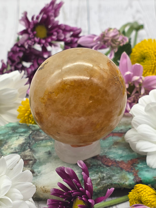 Golden Healer Quartz Sphere