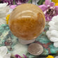 Golden Healer Quartz Sphere