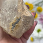 Lemurian Quartz Point with Rutile Inclusions