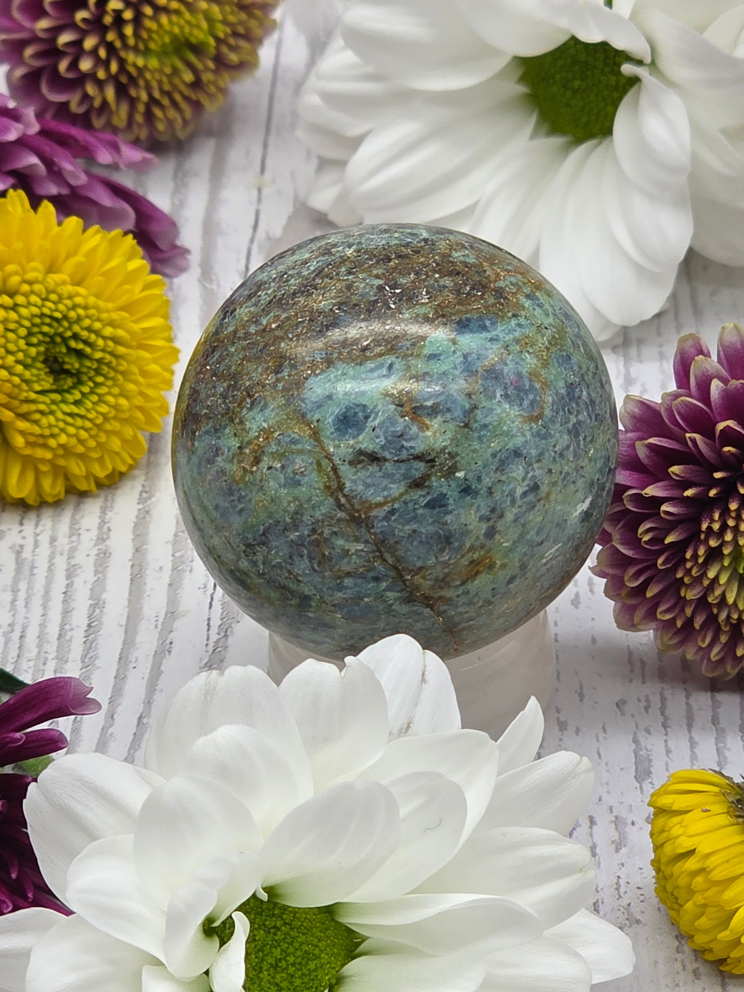 Ruby Kyanite Sphere