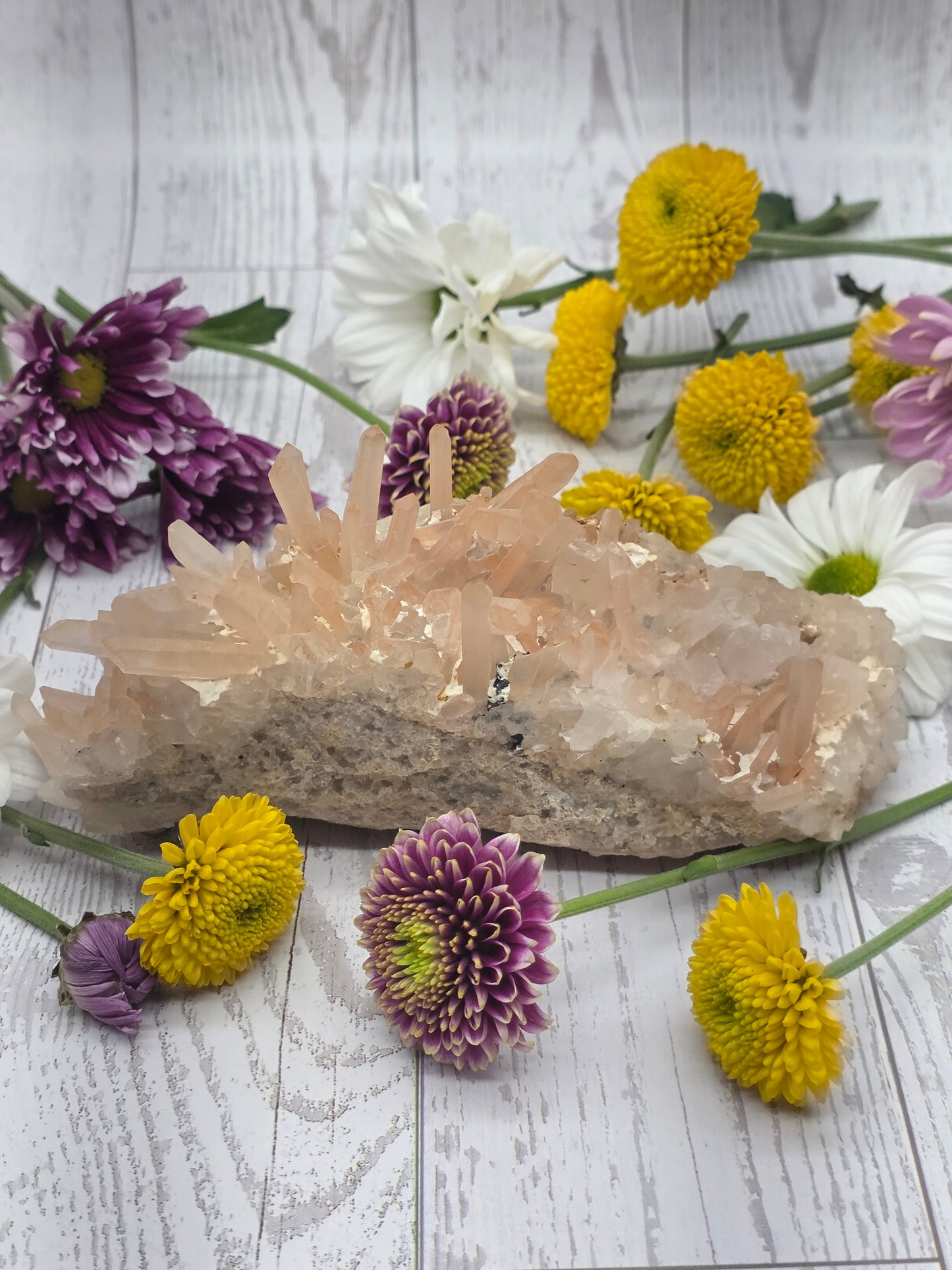 Hematoid Quartz Cluster
