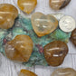 Golden Healer Quartz Heart