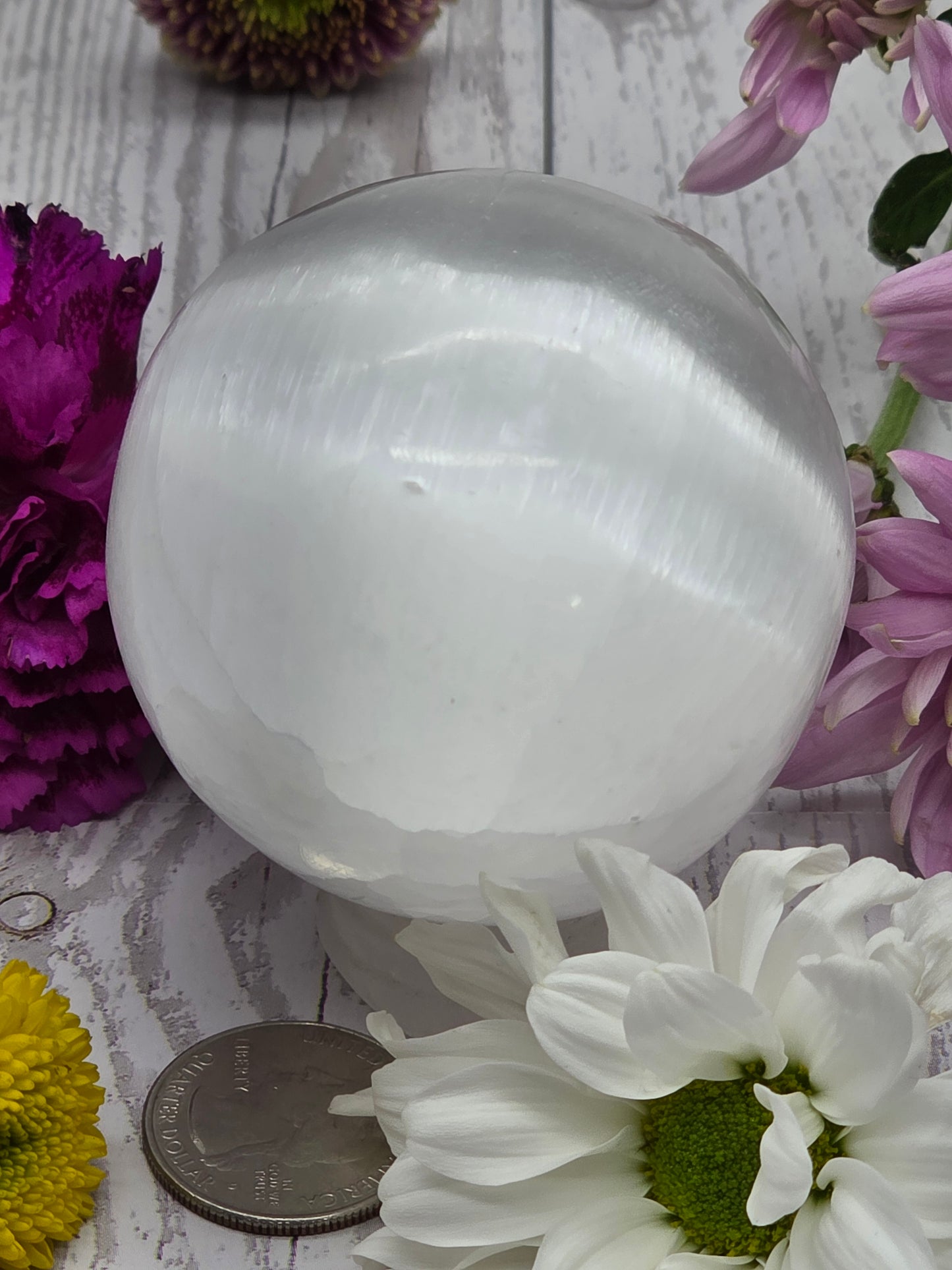 Selenite Sphere