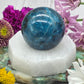 Selenite Hexagon Sphere Stand