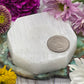 Selenite Hexagon Sphere Stand