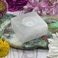Square Selenite Sphere Stand