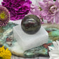 Square Selenite Sphere Stand