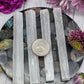 Selenite Square Rods Set of 4