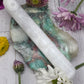 Selenite Chakra Wand