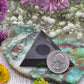 Shungite Triangle Sphere Stand