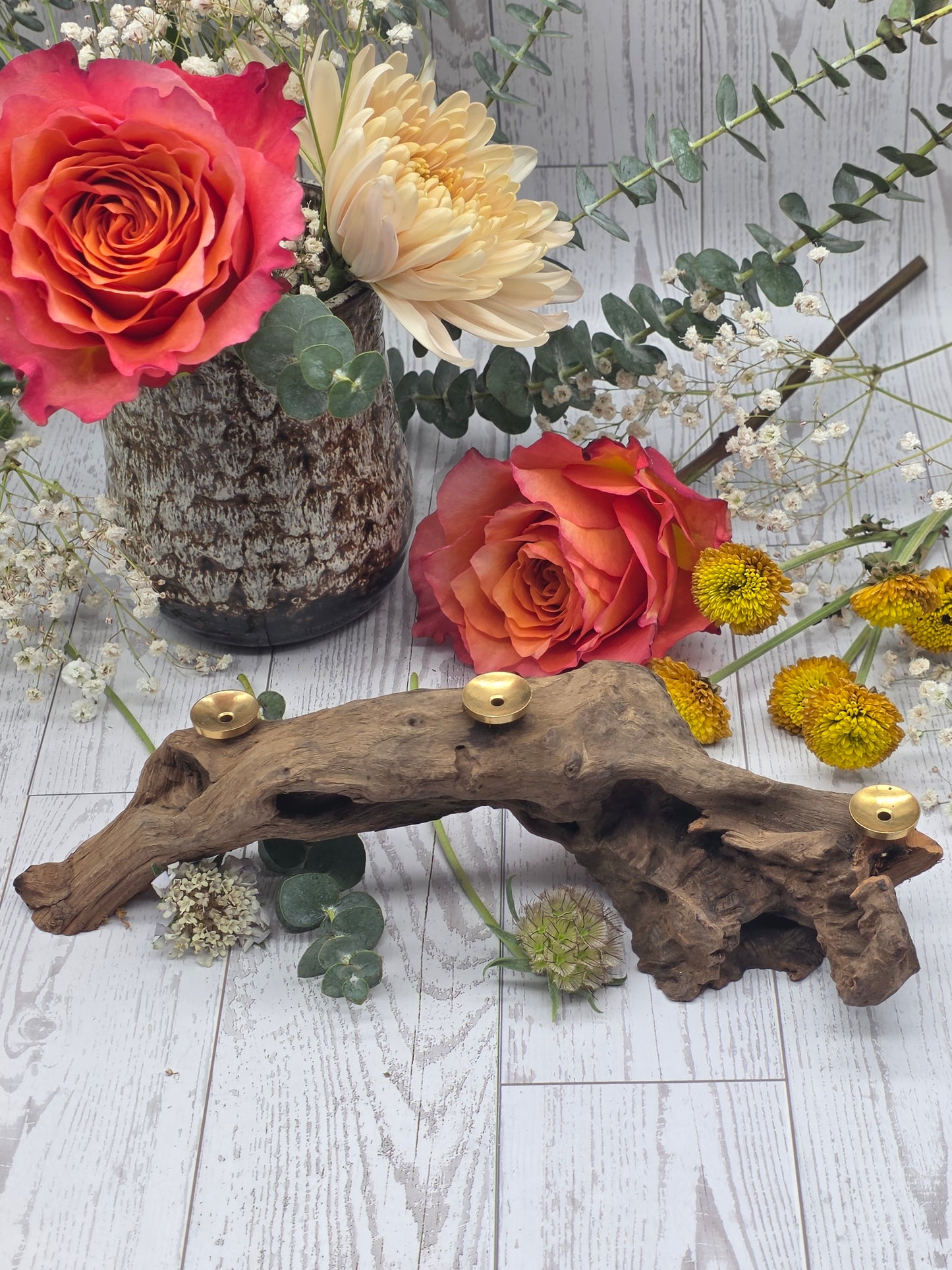 Driftwood Stand for 3 Spheres