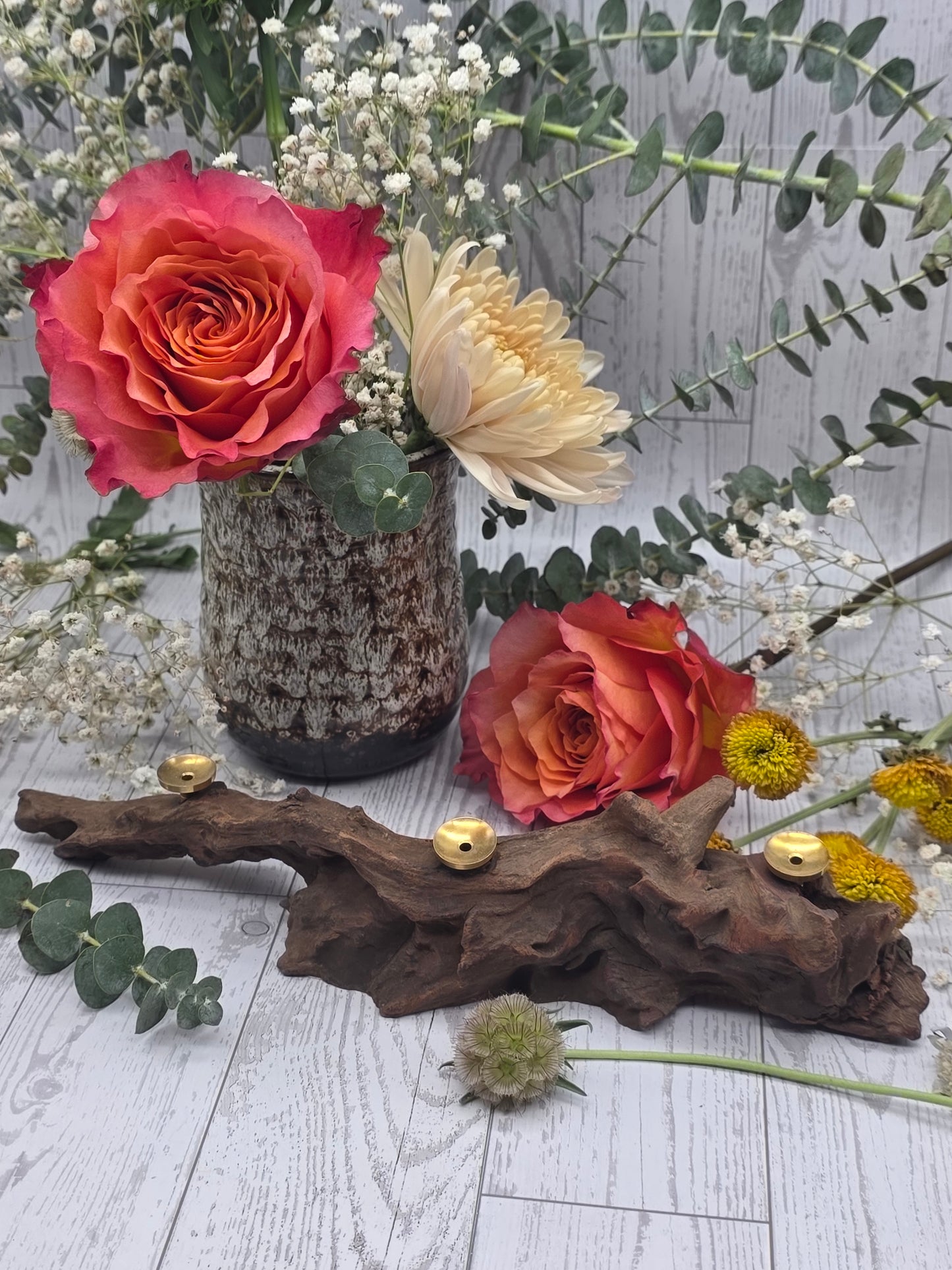 Driftwood Stand for 3 Spheres
