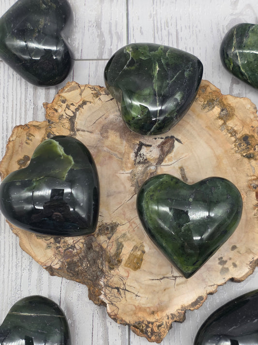 Nephrite Jade Heart