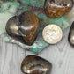 Golden Healer Quartz and Pyrite Heart