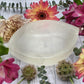 Large Selenite Eye Shaped Bowl