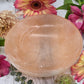 Peach Selenite Bowl