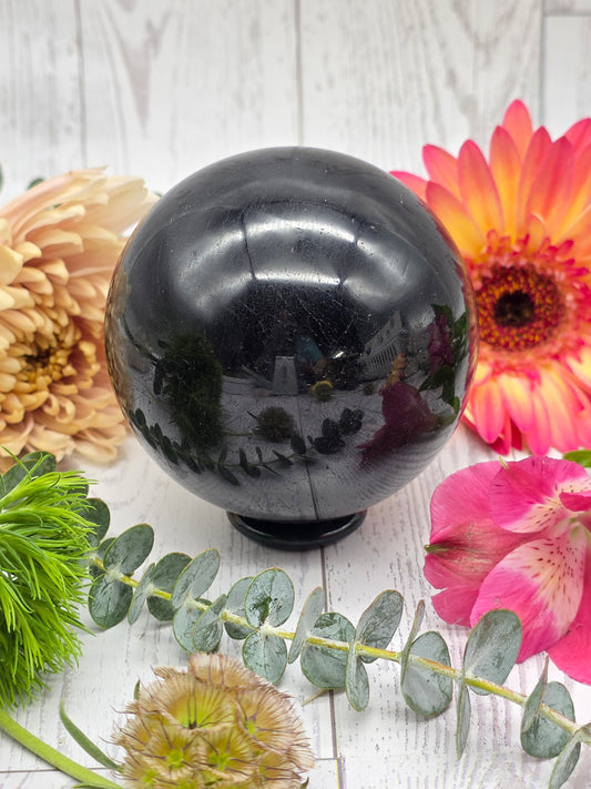 Black Tourmaline Sphere