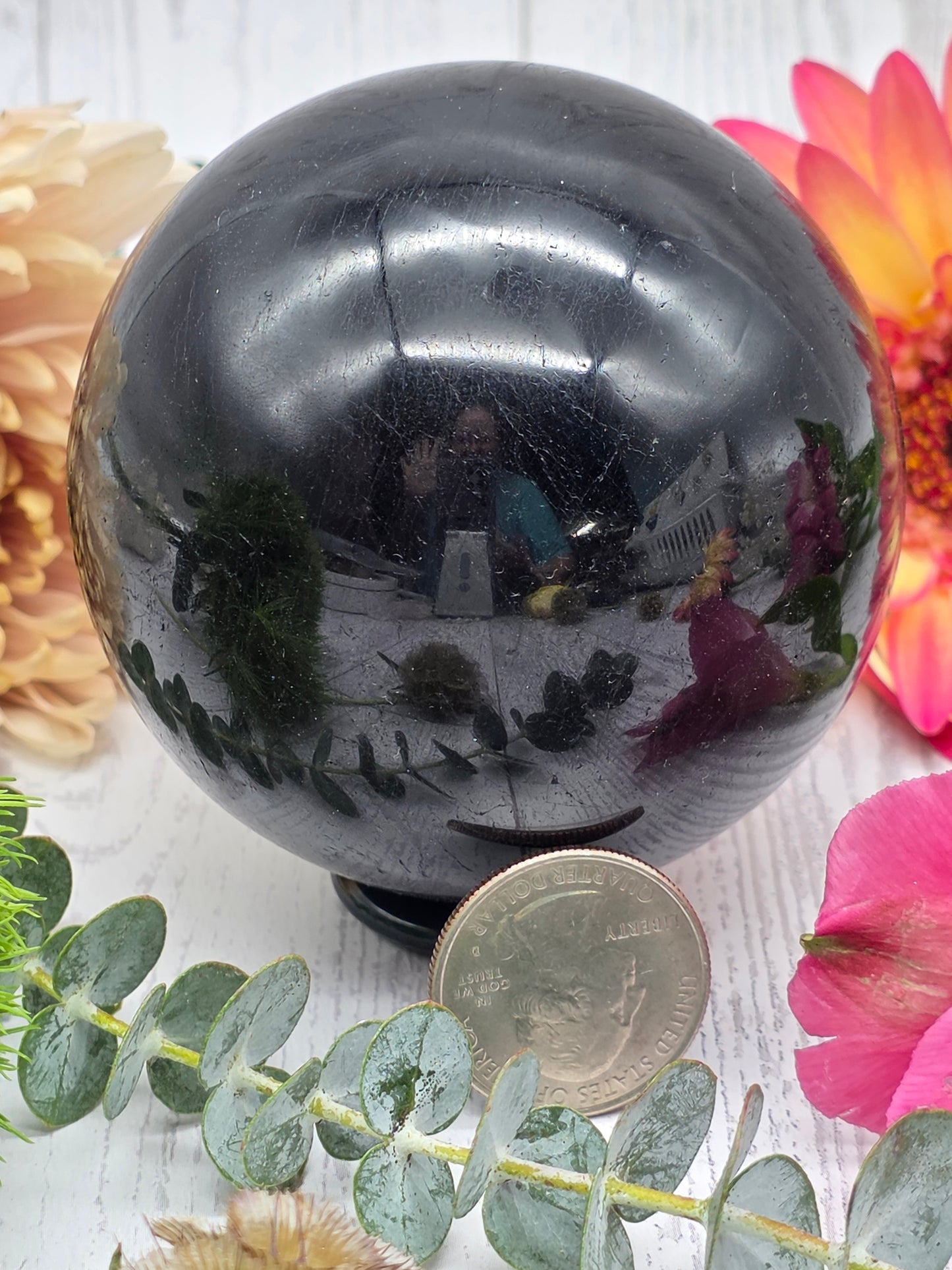 Black Tourmaline Sphere