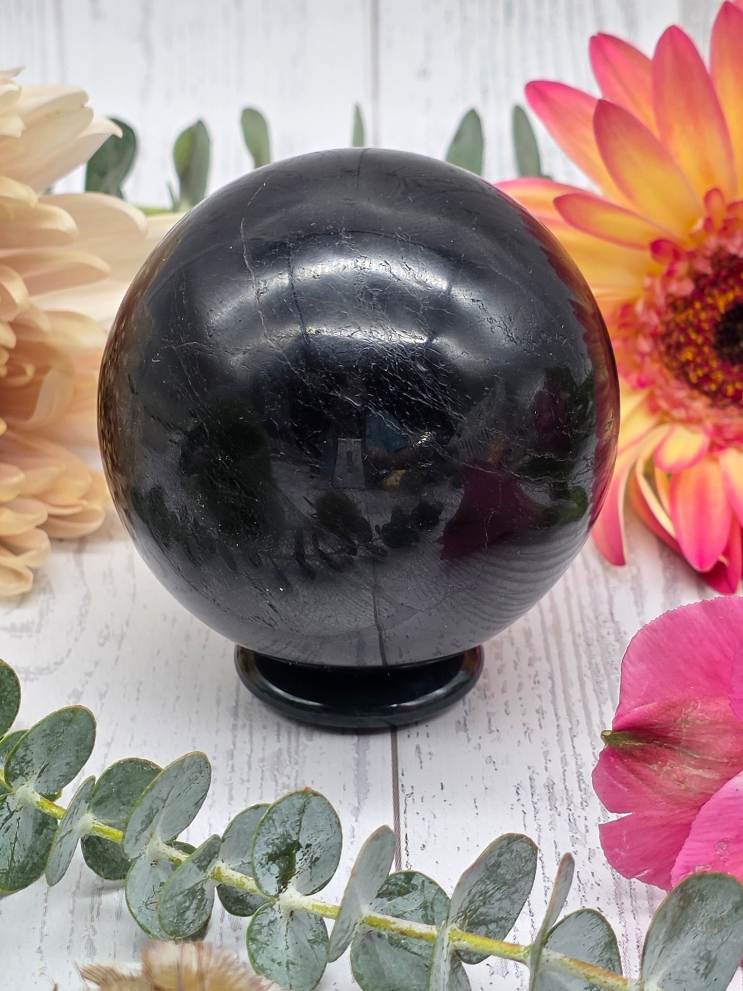 Black Tourmaline Sphere