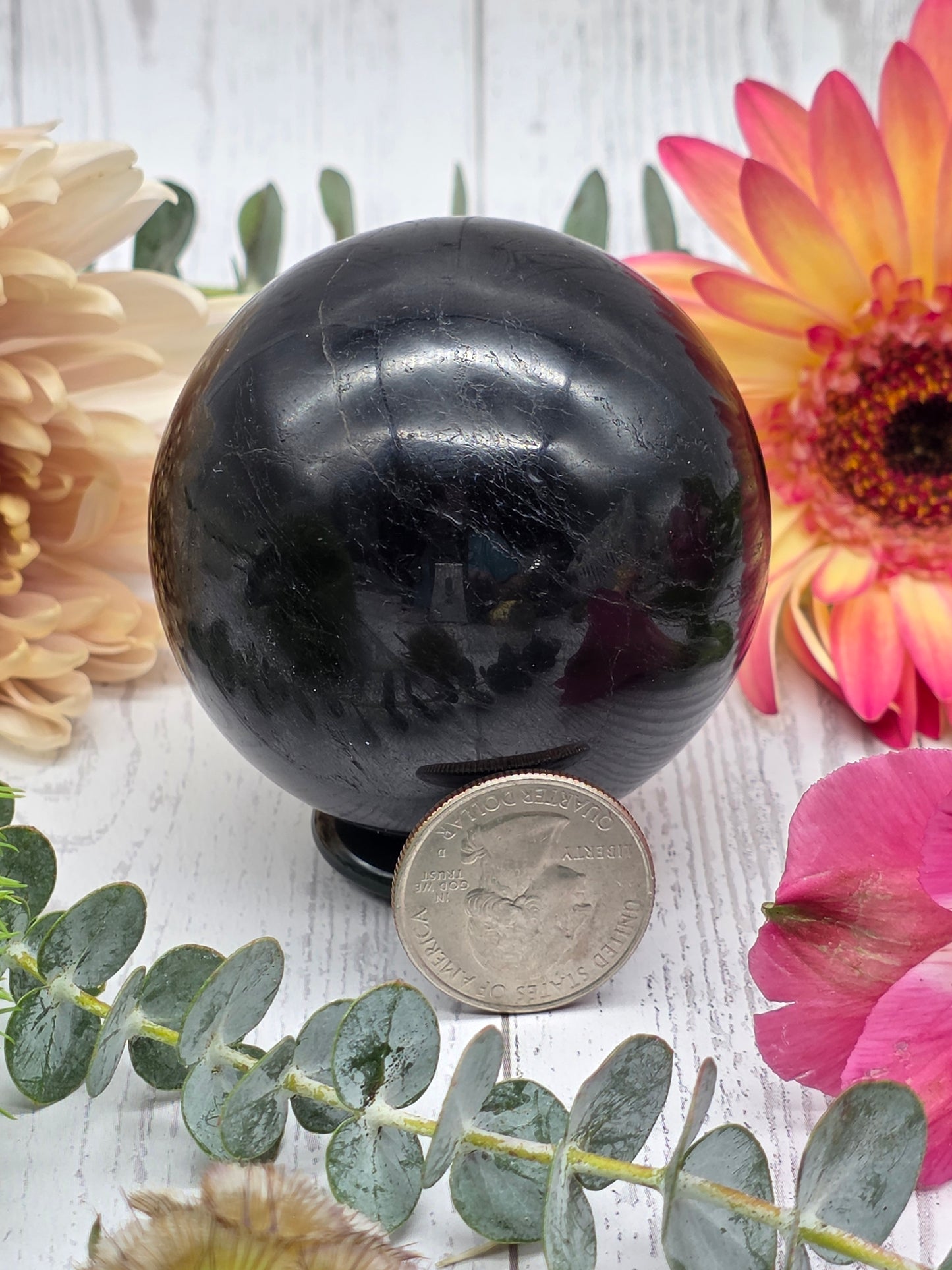Black Tourmaline Sphere