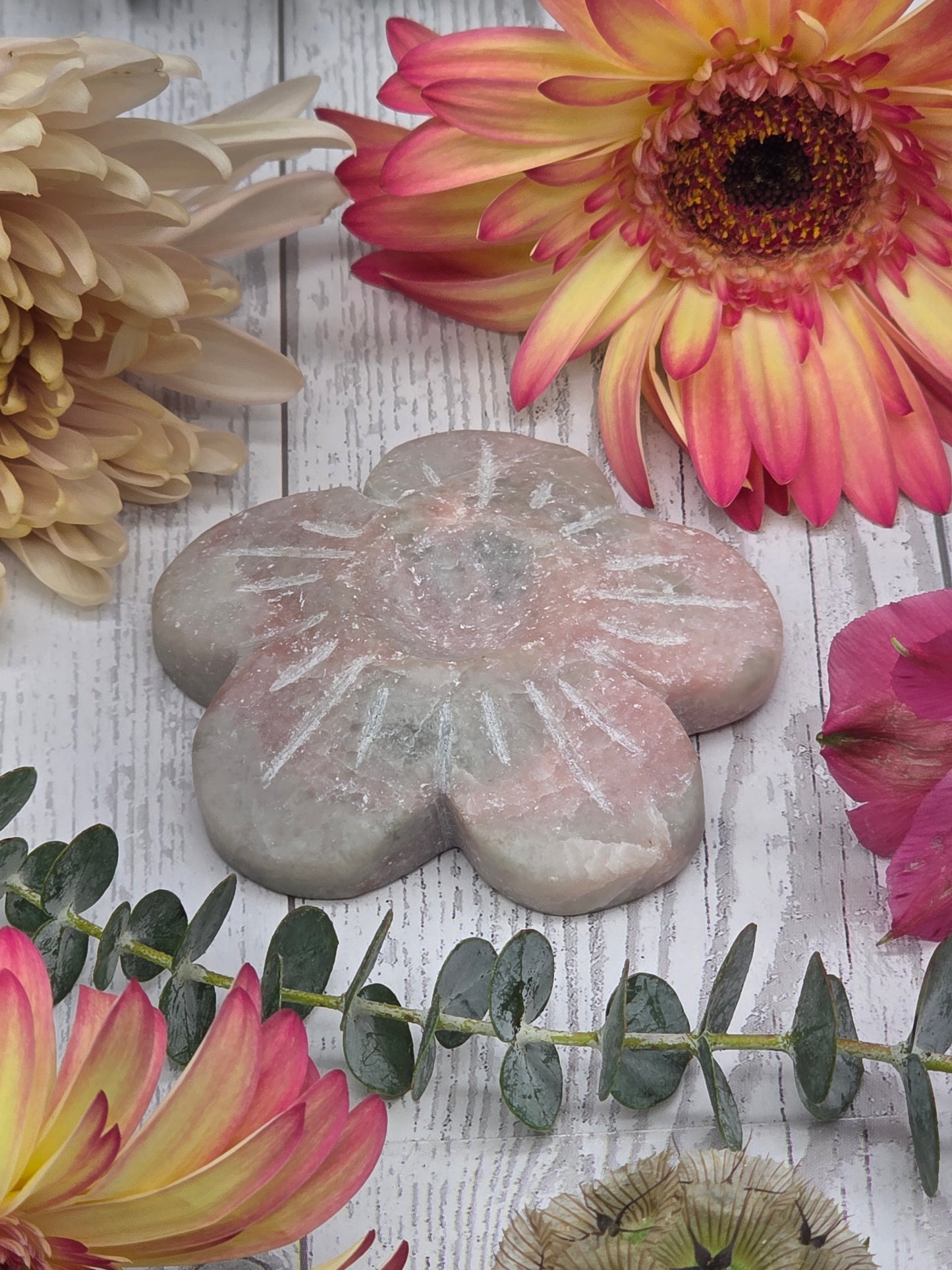 Crystal Flower Sphere Stand