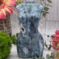 Moss Agate Goddess Figurine