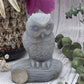 Angelite Owl Carving
