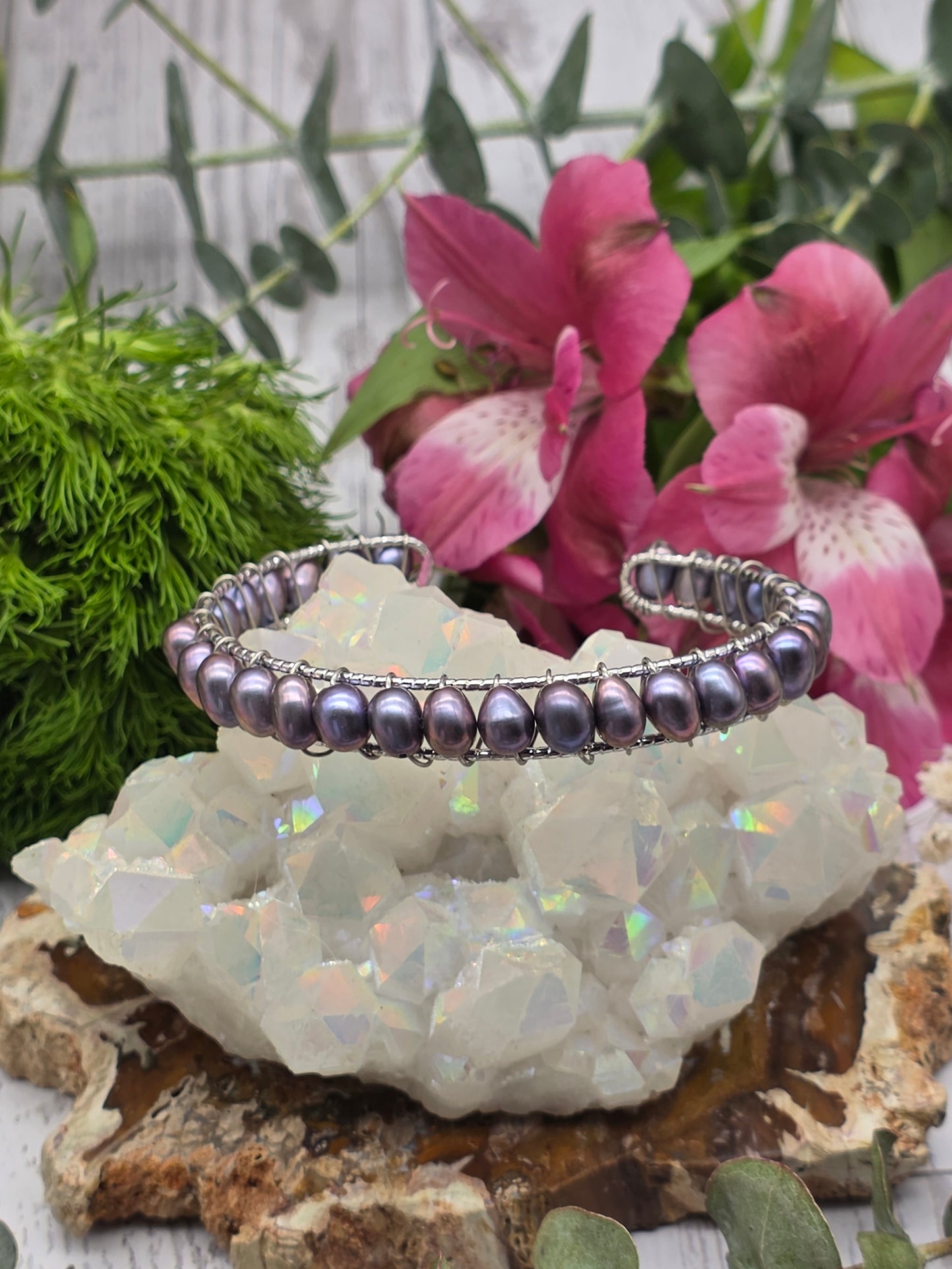 Tahitian Pearl Cuff Bracelet