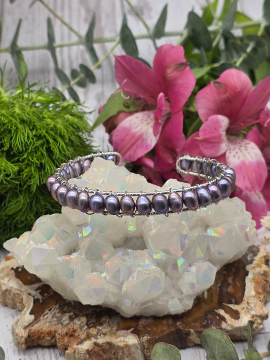 Tahitian Pearl Cuff Bracelet