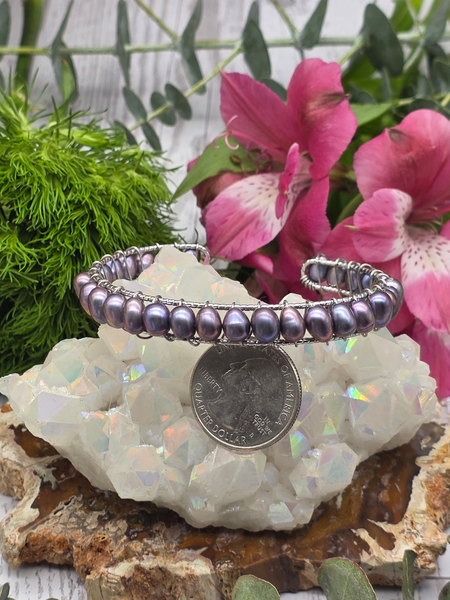 Tahitian Pearl Cuff Bracelet