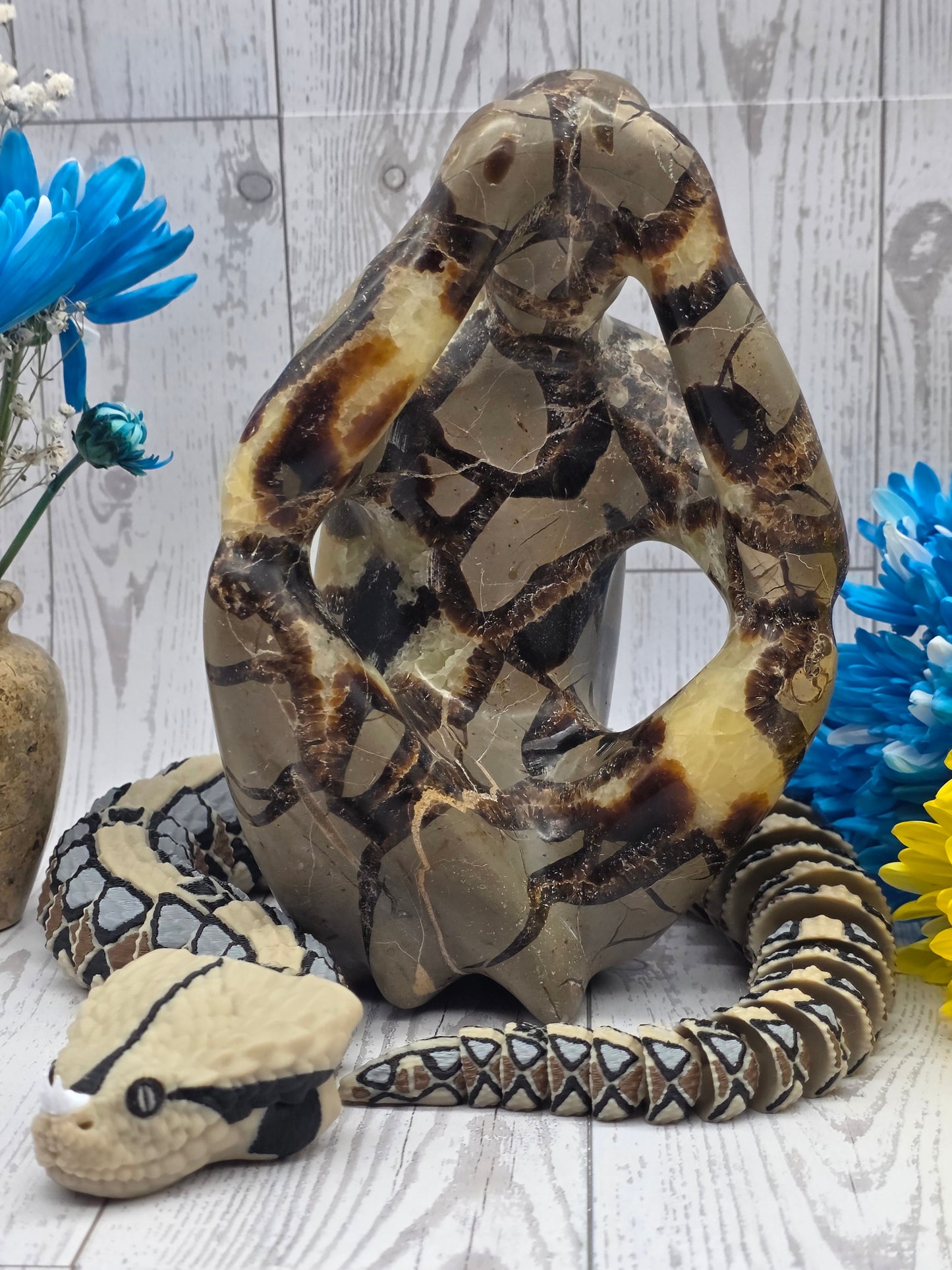Septarian Thinking Man Figurine