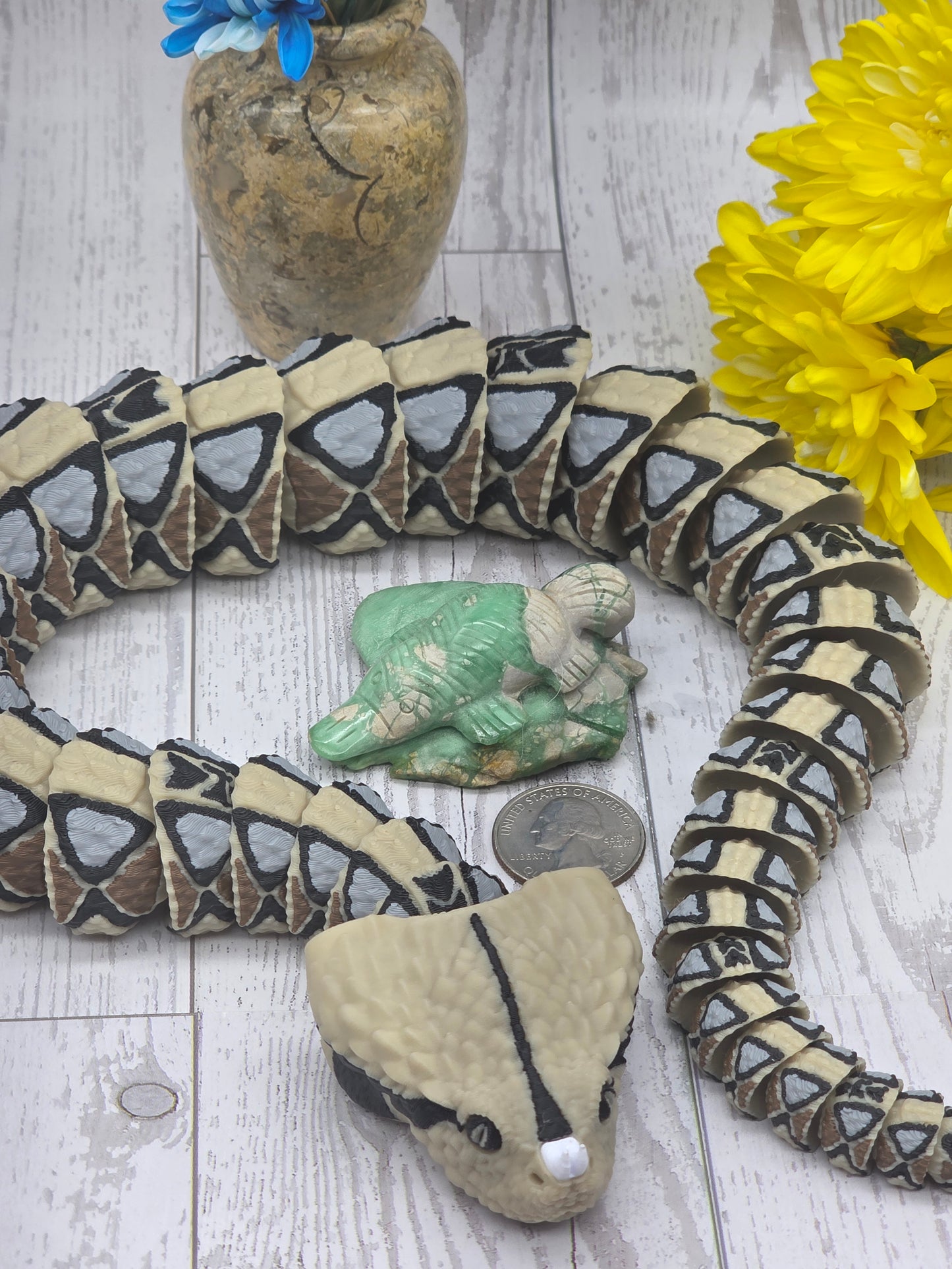 Variscite Platypus Carving