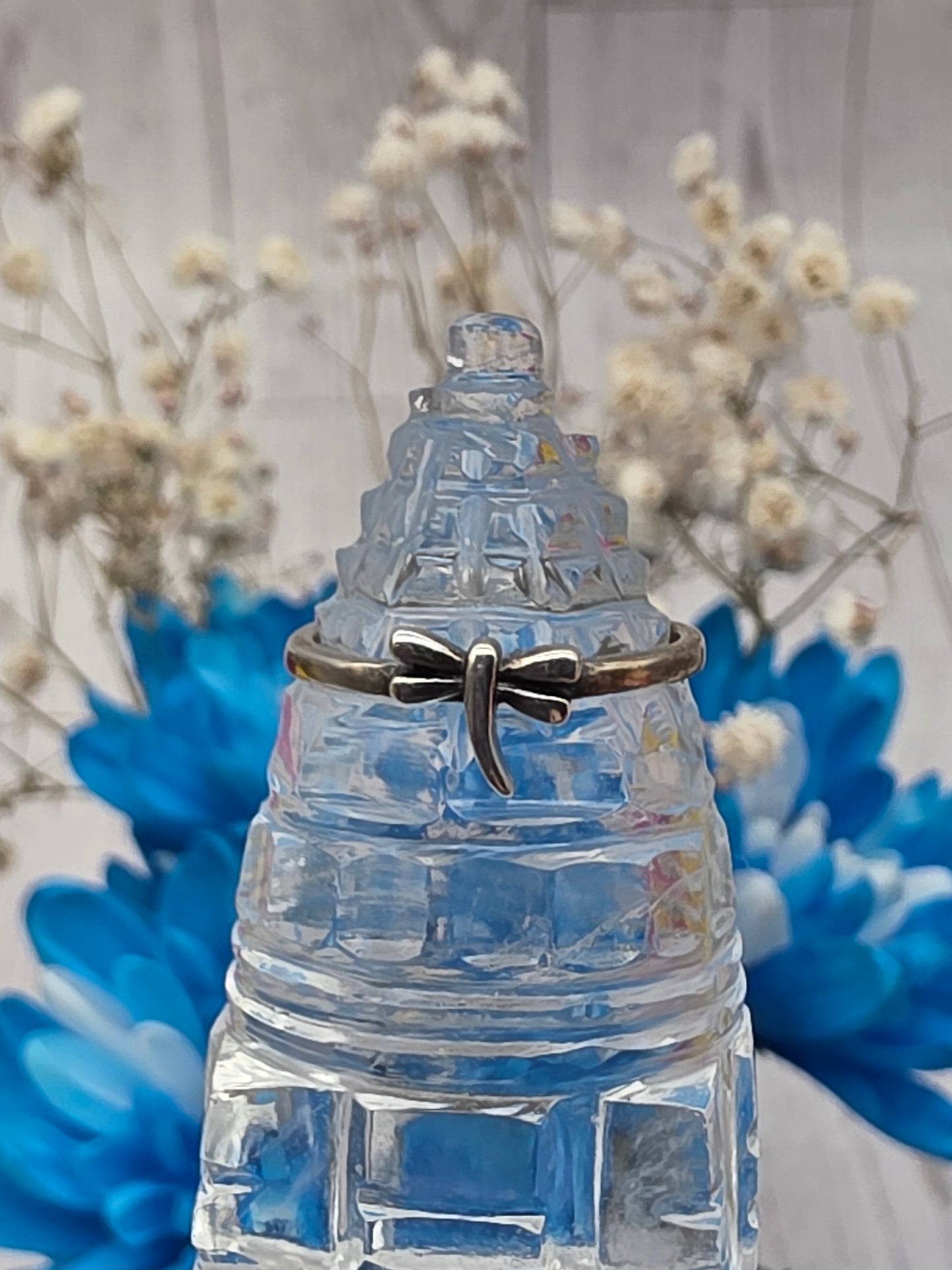 Sterling Silver Dragonfly Ring