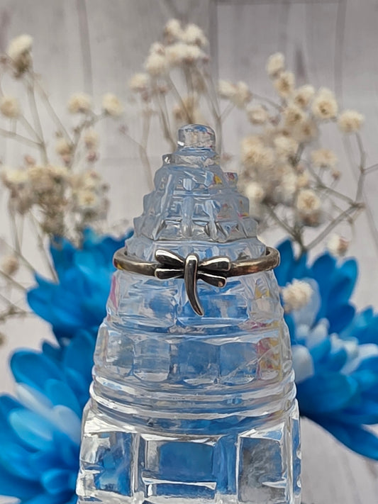 Sterling Silver Dragonfly Ring