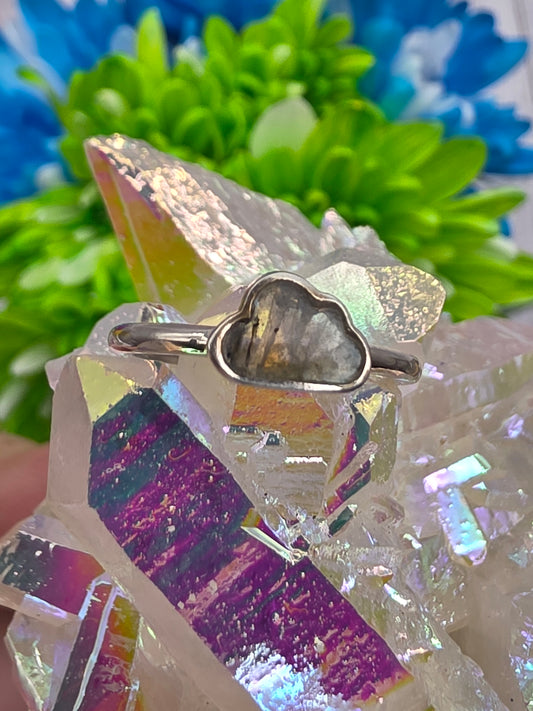 Labradorite Cloud Ring
