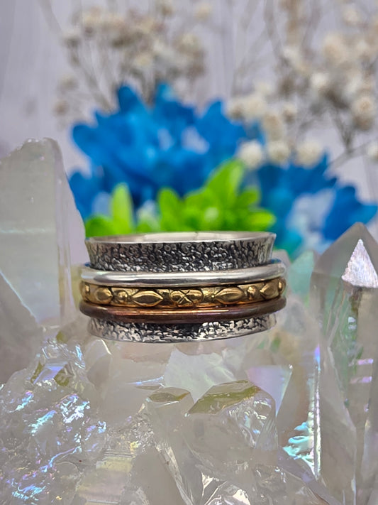 Sterling Silver Spinner Ring