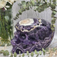 Flower Amethyst Skull