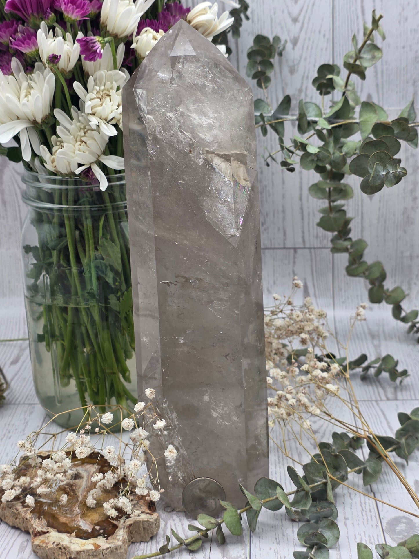 Smoky Quartz Tower