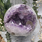 Amethyst Sphere With Druzy