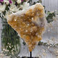 Citrine Cluster on Stand