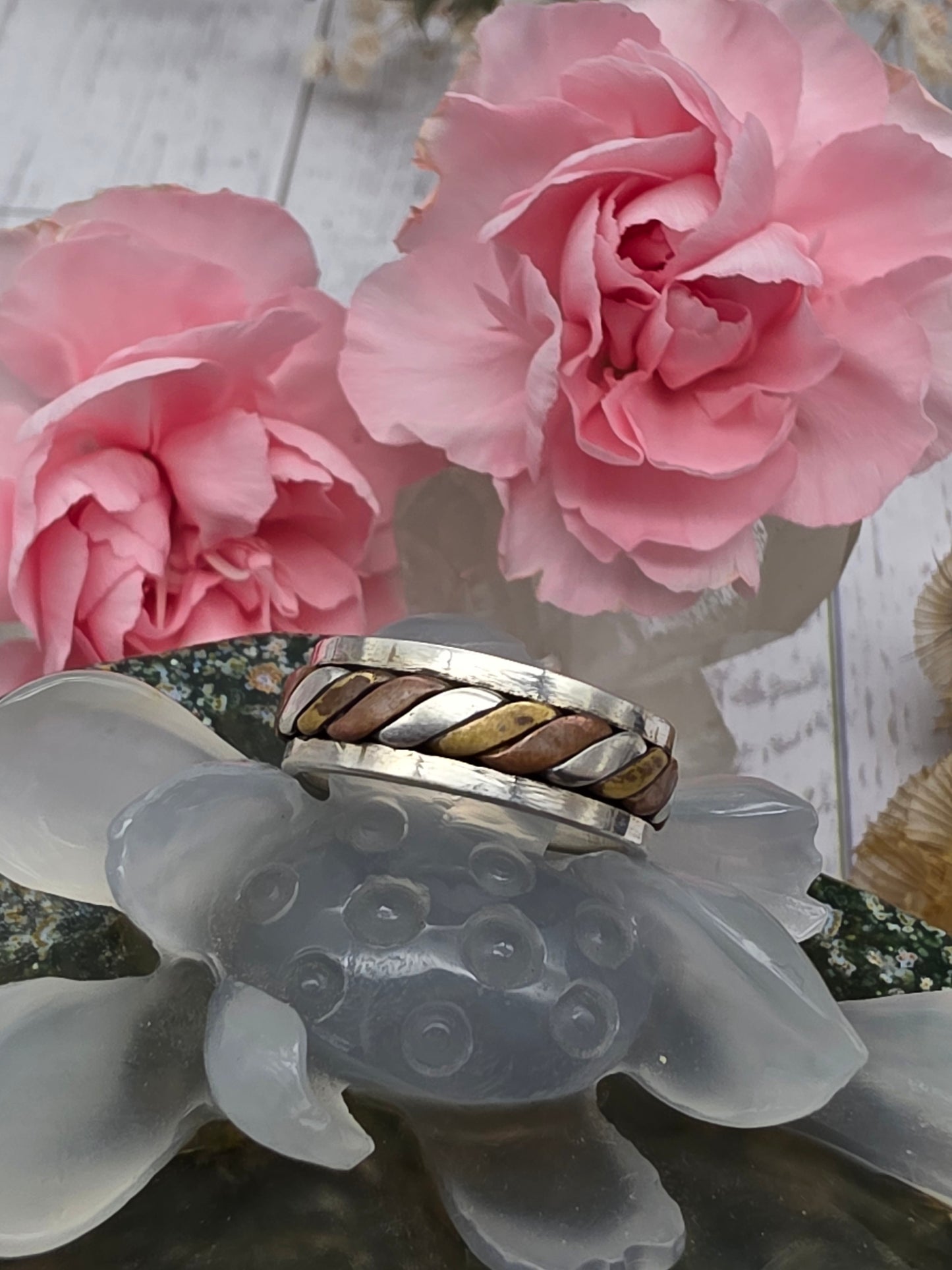 Sterling Silver Spinner Ring