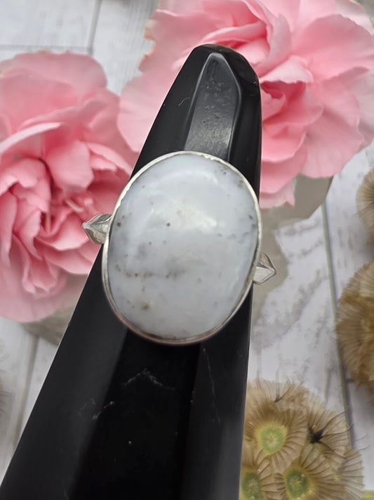 Dendritic Opal Ring