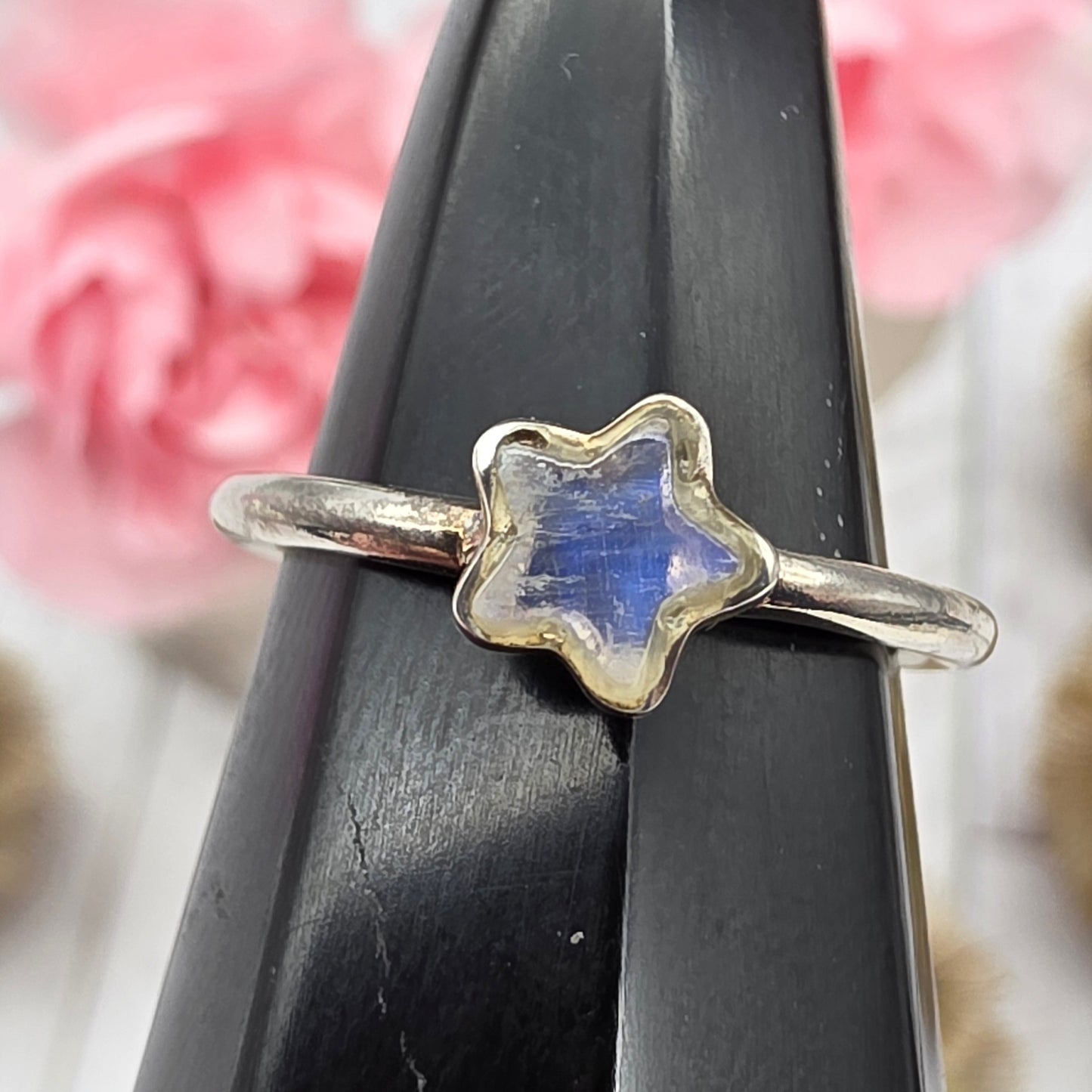 Labradorite Star Ring