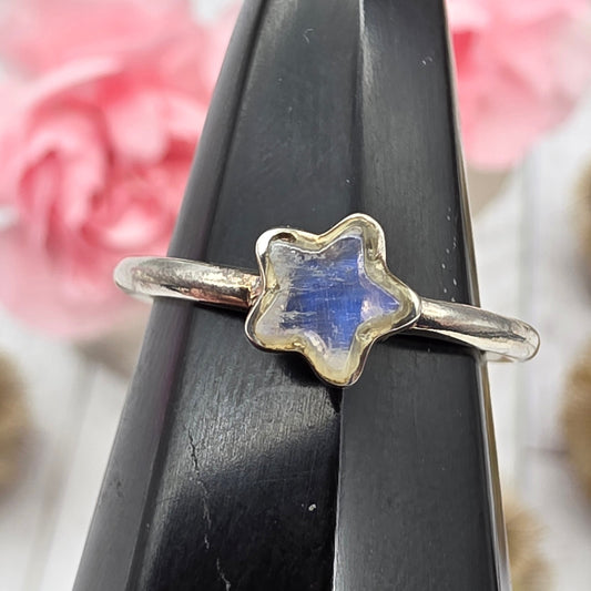 Labradorite Star Ring