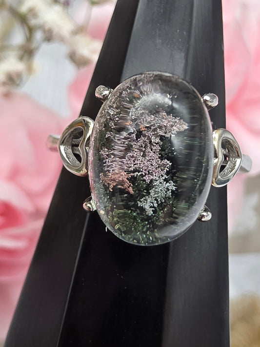 Garden Quartz Adjustable Ring